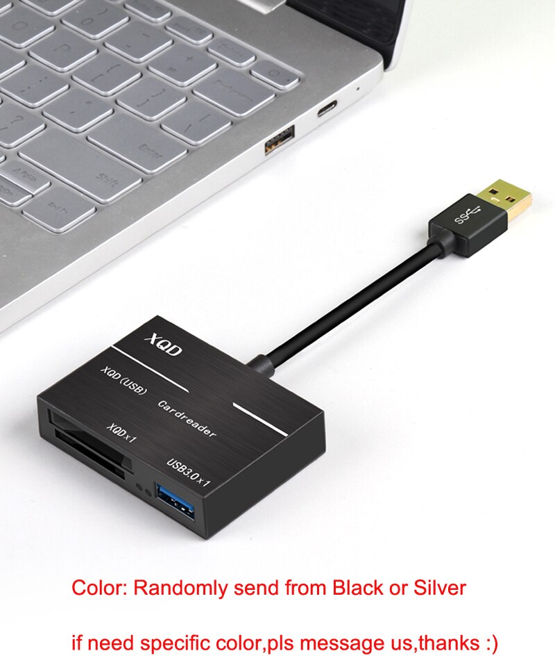 Usb 3.0 /  typ c usb c xqd sd-kortläsare 500mb/ s höghastighetskamera-adapter för sony m / g-serien nikon för lexar usb xqd-kort