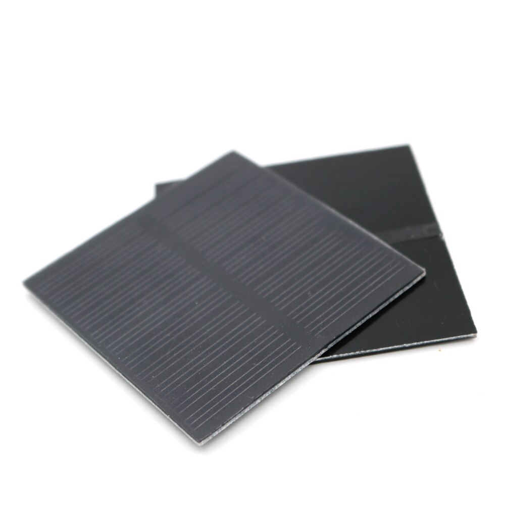 2 stk/parti 5.5 v dc 95ma solcellepanel standard polykrystallinsk 18650 gjør-det-selv 3.7 v batterilademodul mini solcelleleke