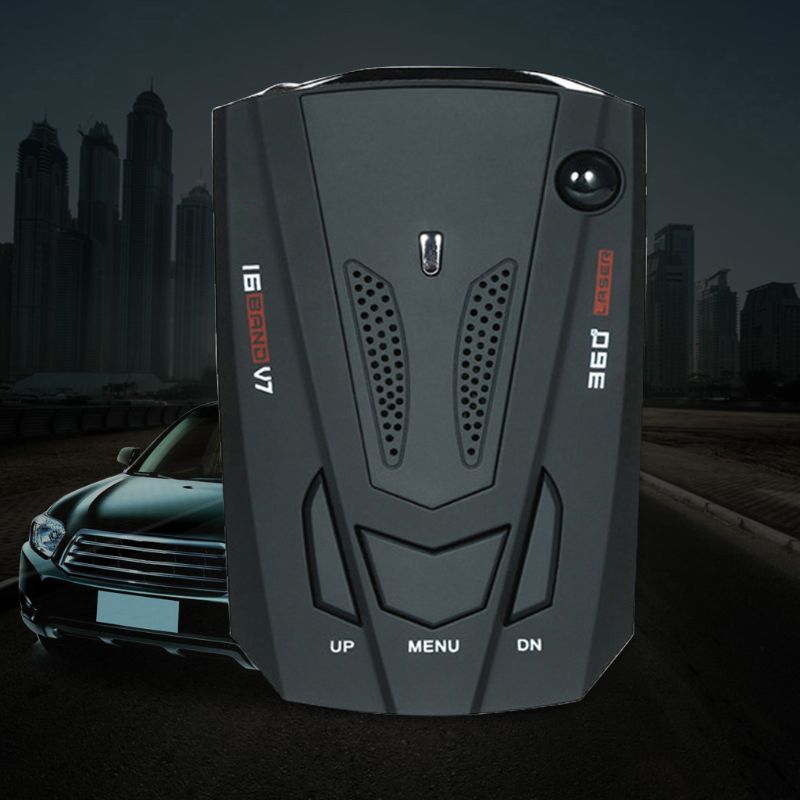 Car Trucker Speed 360 Degrees Vehicle Detector Voice Alert Warning 16 Band