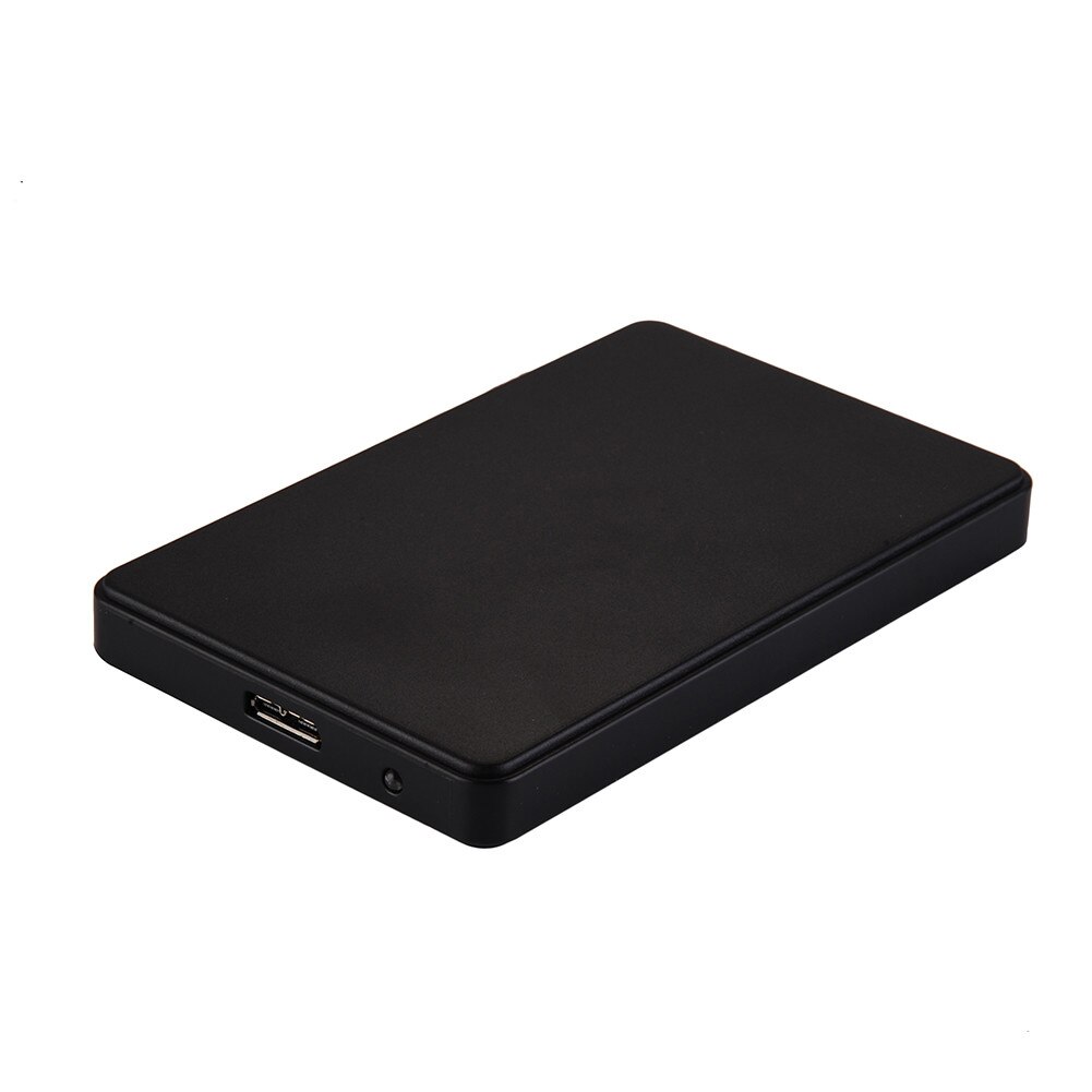 USB 3.0 HDD Case 2.5inch SATA HDD SSD Enclosure External Mobile Hard Disk Drive Case Box: Black