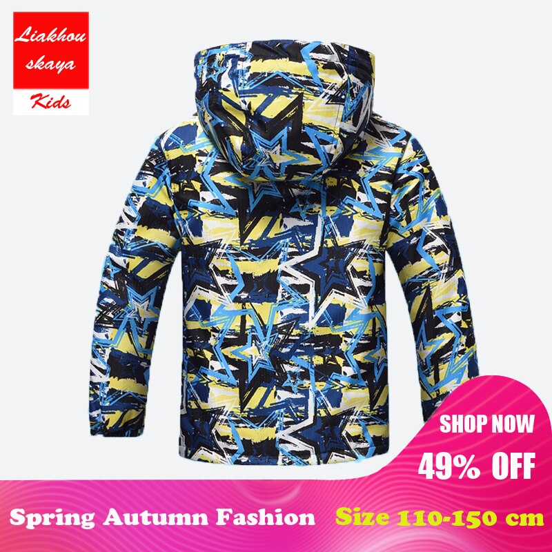 Liakhouskaya 2018 Bambini Giacca Invernale Caldo Delle Ragazze Dei Ragazzi del Cappotto Della Tuta Sportiva Abbigliamento Per Bambini Double-deck Impermeabile Antivento Addensare