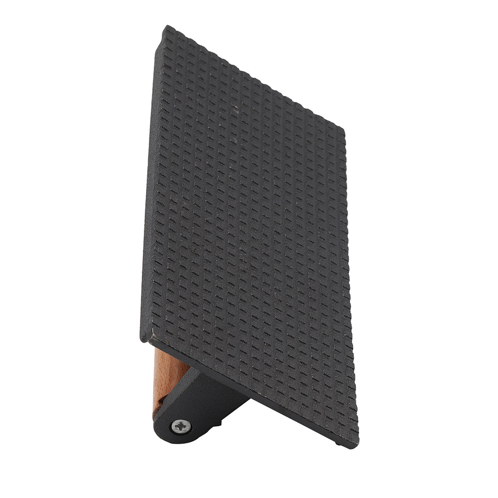 Prensa de peso para carne, plancha de hierro fundido para carne, barbacoa, con mango de madera, placa de parrilla