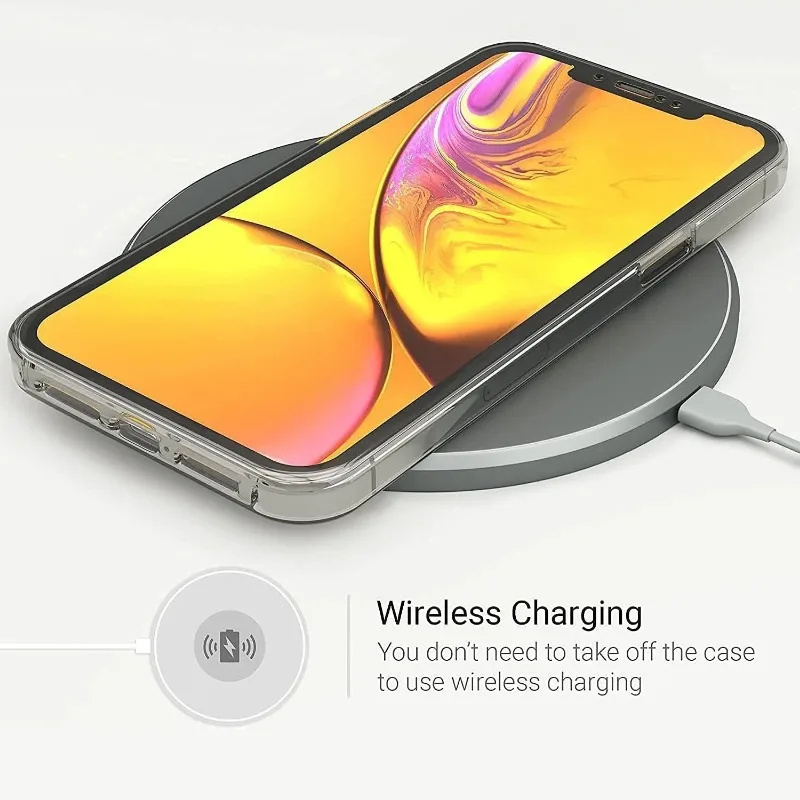 Funda de cuerpo completo para iPhone, carcasa transparente de silicona TPU de doble cara, suave, 360, 15, 14 Pro Max, 13, 12 Pro, 11 XS