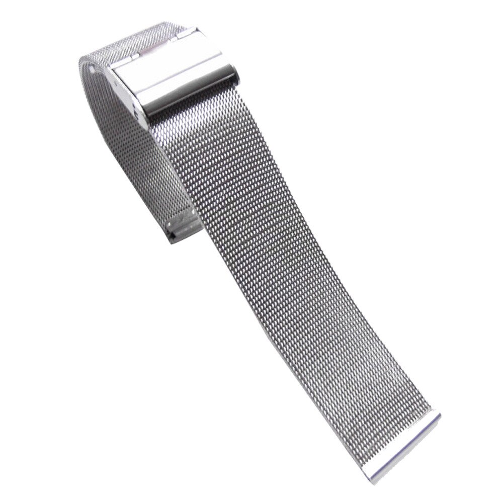 Bracelet de montre-Bracelet milanais de Bracelet de montre 22mm argent noir or Bracelet de remplacement de Bracelet de montre en acier inoxydable