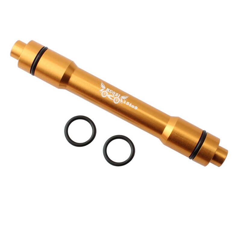 15mm bis 9mm QR Release 100mm Fahrrad Adapter MTB Bike Steckachse Hub Schnell Vorderrad Hub adapter Beliebte Bike Zubehör: Gold