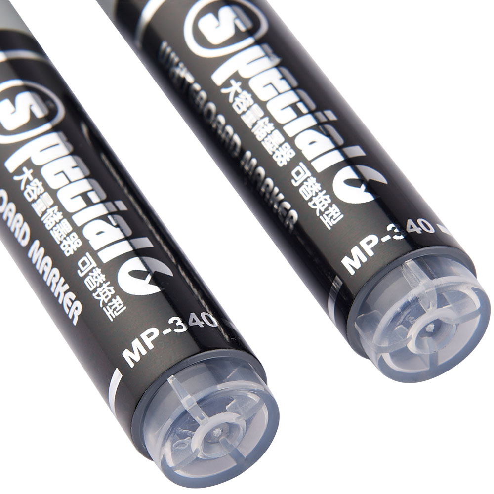 Erasable Whiteboard Marker Pen 10Pcs Blue Red Black Ink Classroom Whiteboard Pen Drawing Pen School Office Supplies MP-340