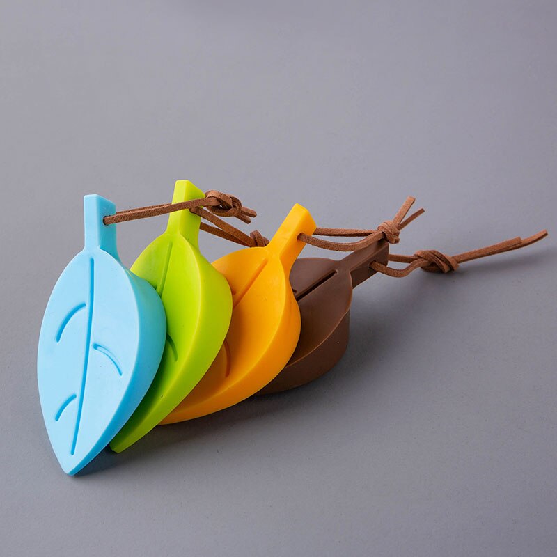Butoir de porte en Silicone en forme de feuilles pour bébé, protection Anti-pincement, sécurité des enfants