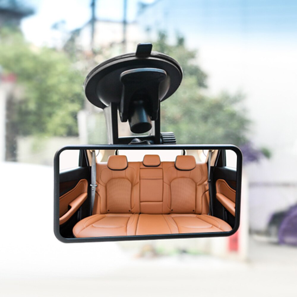 Car Mirror Rear View Mirror Wide View Suction Cup Mirror Car Styling For Tesla Model 3 VW Toyota Peugeot