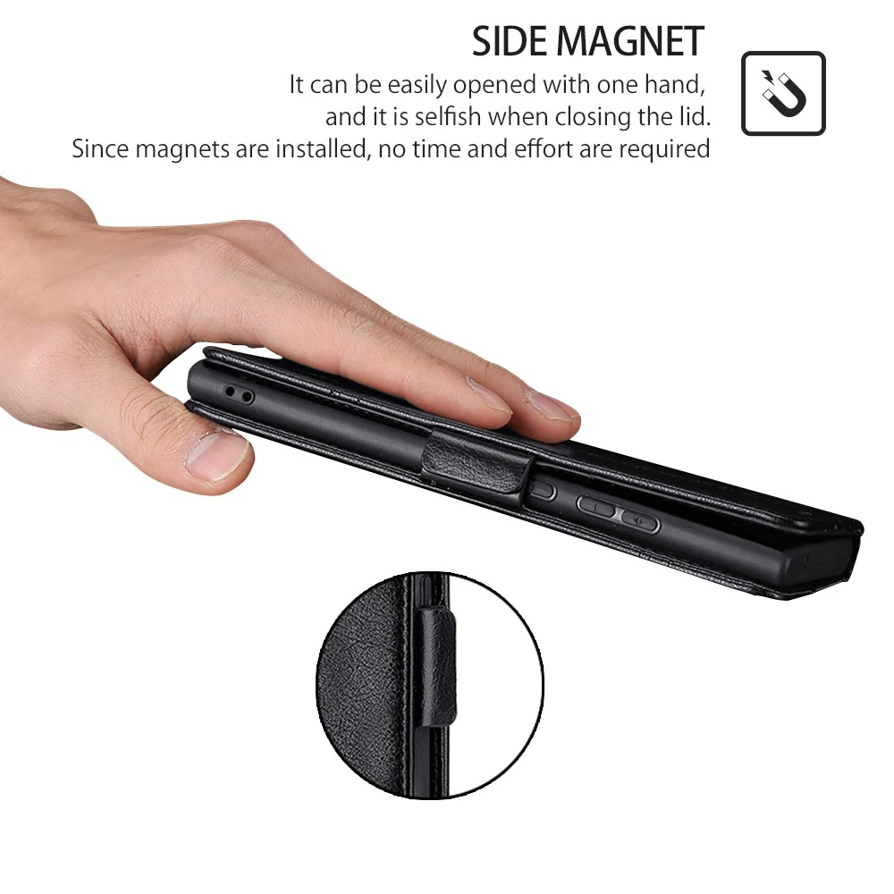 Husă portofel din piele moale pentru asus zenfone max  m1 zb570tl zb601kl zb602kl ze520kl, geantă cu clapă pentru zenfone 3 max plus pro  m1