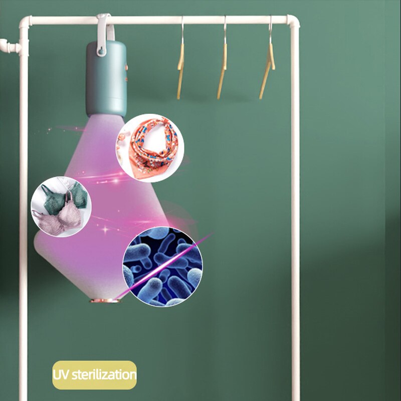 110V/220V Electric Clothes Dryer Smart Drying Rack Hang Dryer Machine Portable Dual Sterilization Disinfection Dryer