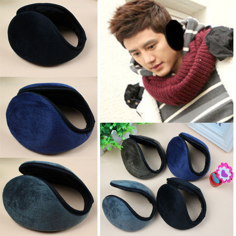 Earmuff Apparel Accessories Unisex Earmuff Winter Ear Muff Wrap Band Ear Warmer Earlap Black/Coffee/Gray/Navy Blue