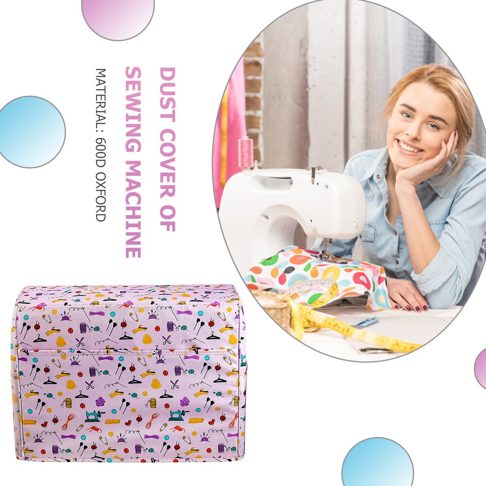 Naaimachine Beschermende Stof Case Zak Naaimachine Accessoires Stofdicht Cover Met Opbergvakken Voor Vrouwen