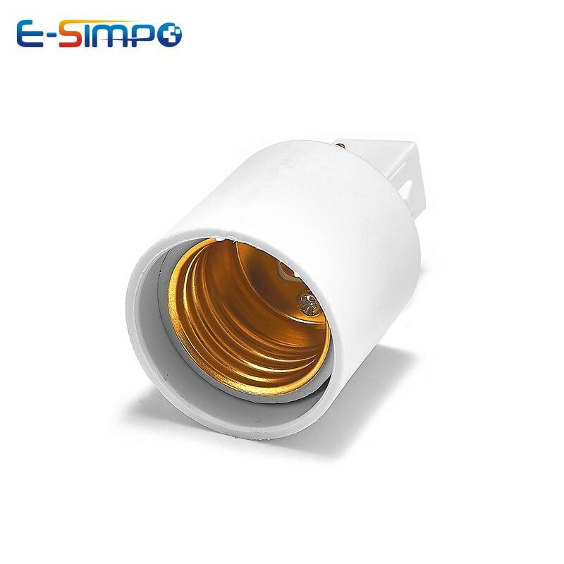 Adaptador de enchufe de luz G23 a E27 soporte de lámpara, convertidor de Base, enchufe de extensión de bombilla LED