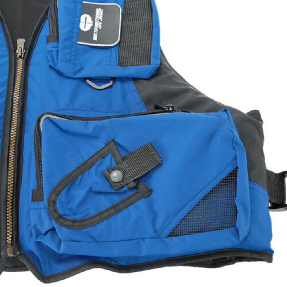 Mounchain Adjustable Adult Survival Vest Safety Life Jacket Survival Vest for Swimming Boating Fishing L, XL, XXL