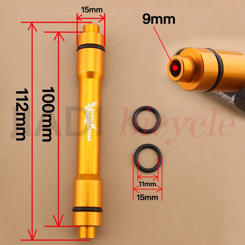 Muqzi Mtb Naven As Diameter Conversie Zetel 15 Mm Buis As Hub 9 Mm Mountainbike Fietsen legering Conversie As