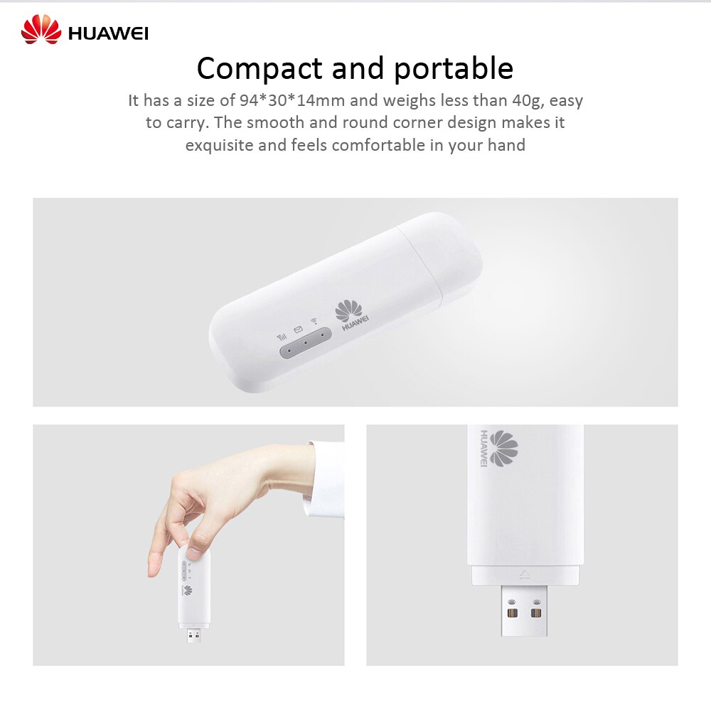 Huawei E8372-155 WiFi 2 Mini 4G LTE Drahtlose Tragbare USB WiFi Modem Router Handy, Mobiltelefon WIFI Dongle Stecker und Spielen