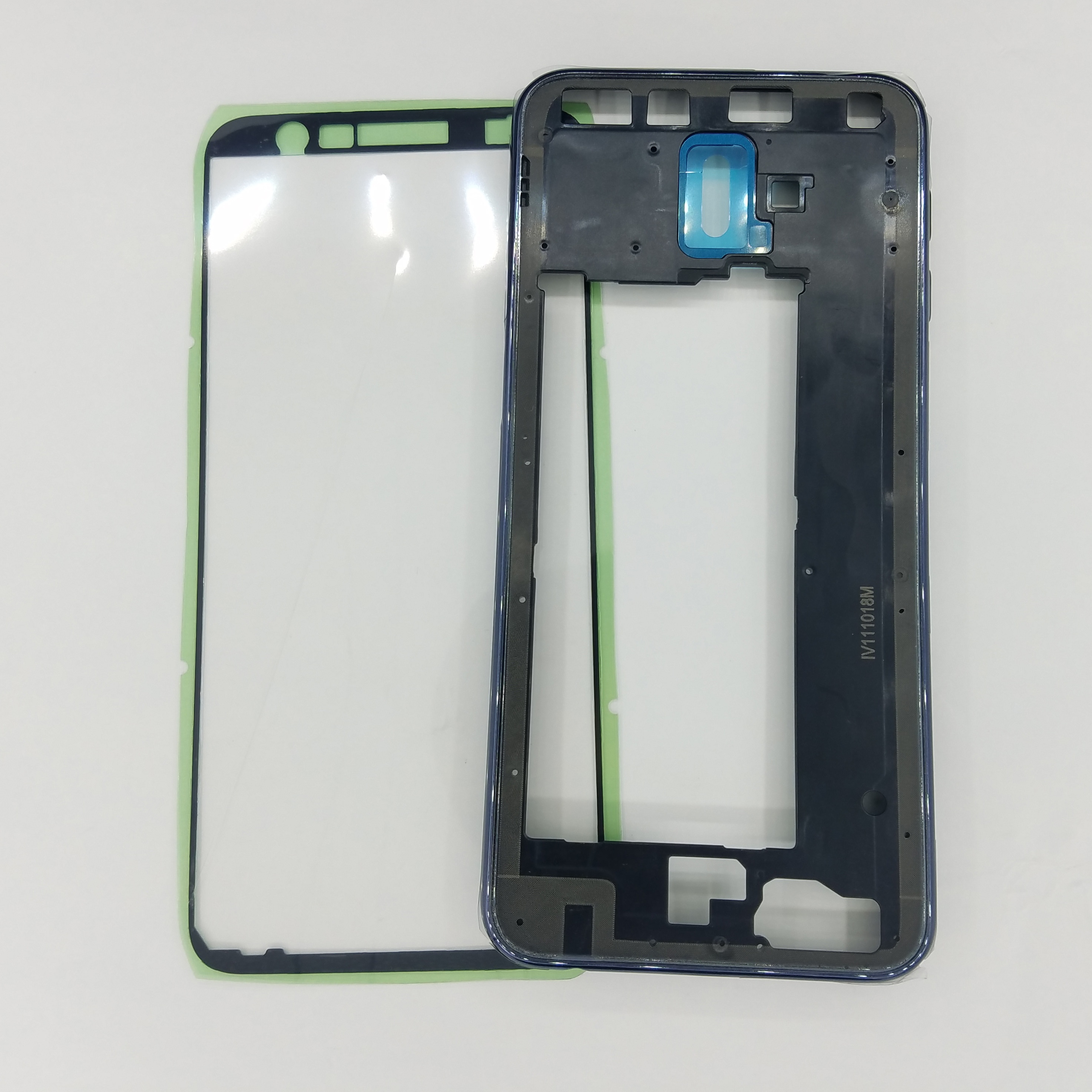 Voor samsung galaxy  j6 plus  j6+ j610 j610f j610fn j610g originele telefoon zijbehuizing middenframe chassis met sleutelknop