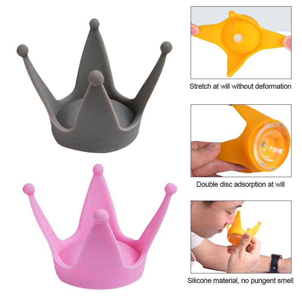 Cuernos para cascos de motocicleta universales, decoración de cascos de plástico suave, corona, 1 Uds.