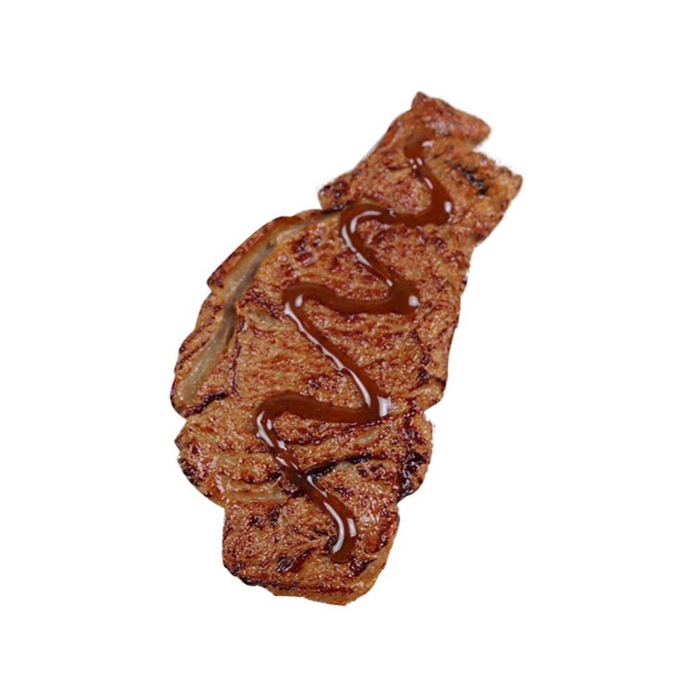 Artificial Lifelike Pizza Slices Toy Artificial Cooked Steak Faux Photography Props Shop Display For DIY Kitchen Wedding: A2