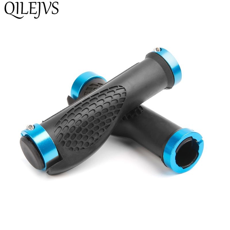 1 Pair Ergonomic Bike Handle Grip Road Cycling Bicycle Anti-Skid Rubber Lock Handlebar