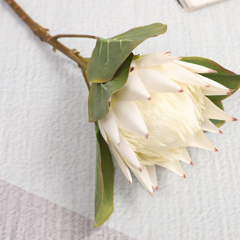 JAROWN Künstliche Blume Seide Kaiser Blume Europäischen Stil Hochzeit Blume Anordnung Dekoration Heimat Garten Tisch Dekoration: groß Weiß