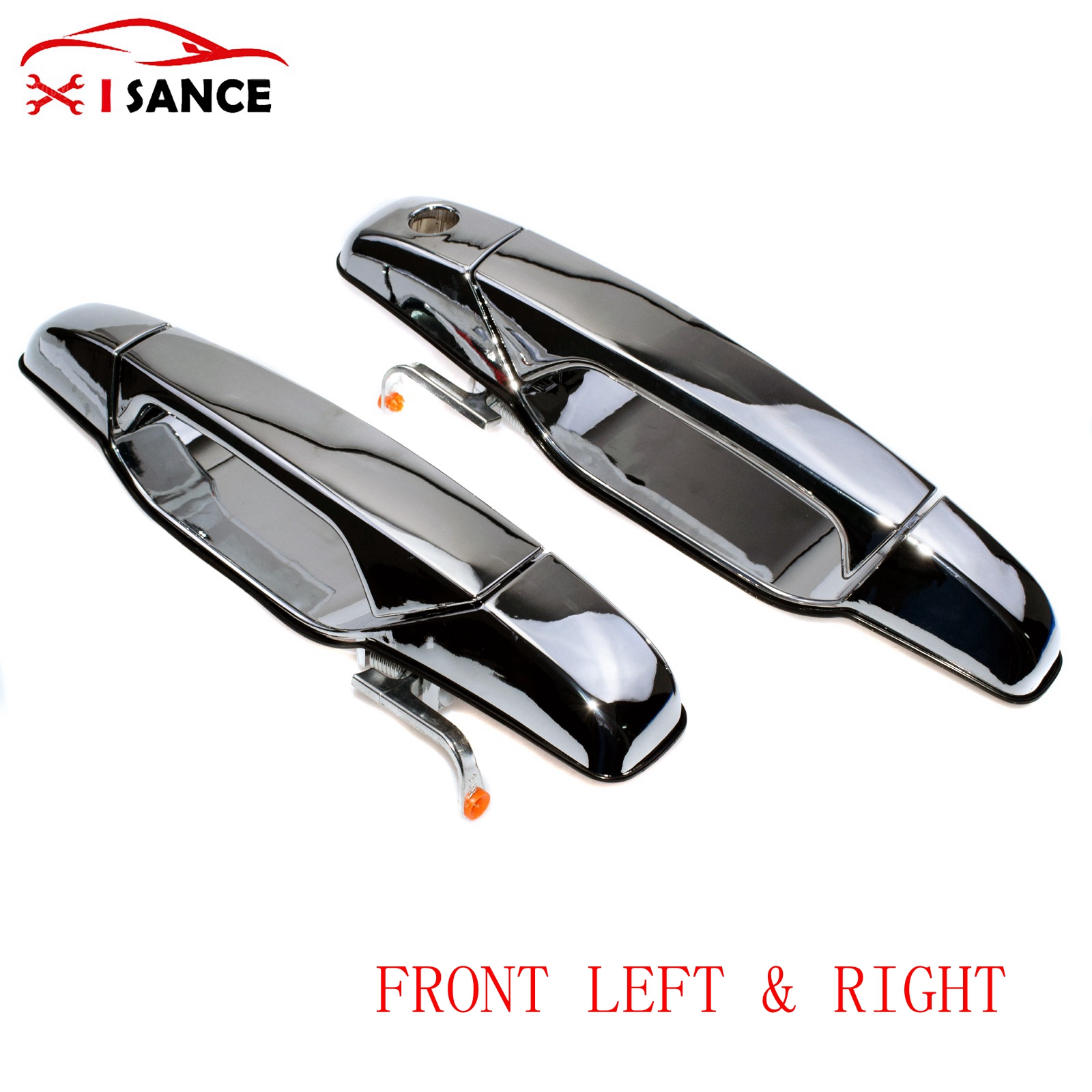 Chrome Outside Exterior Door Handle Front Rear Left Right For Chevy Tahoe Yukon Gmc Cadillac 15915147,15915148,15915619,15915620: FRONT LEFT AND RIGHT