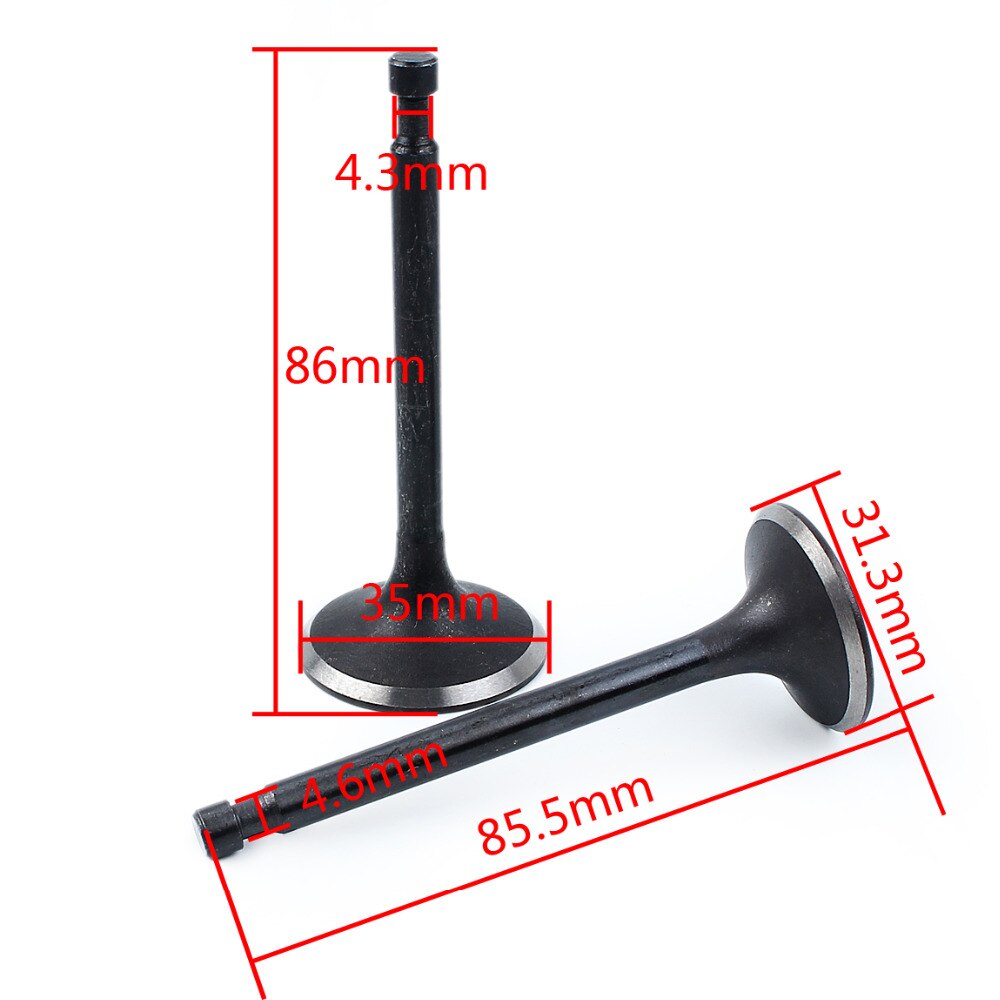 Einlass auslass Ventil & Frühling Ventil & Frühling Retainer Für Honda GX340 GX390 11HP 13HP GX 340 390 Benzin Motor motor neue