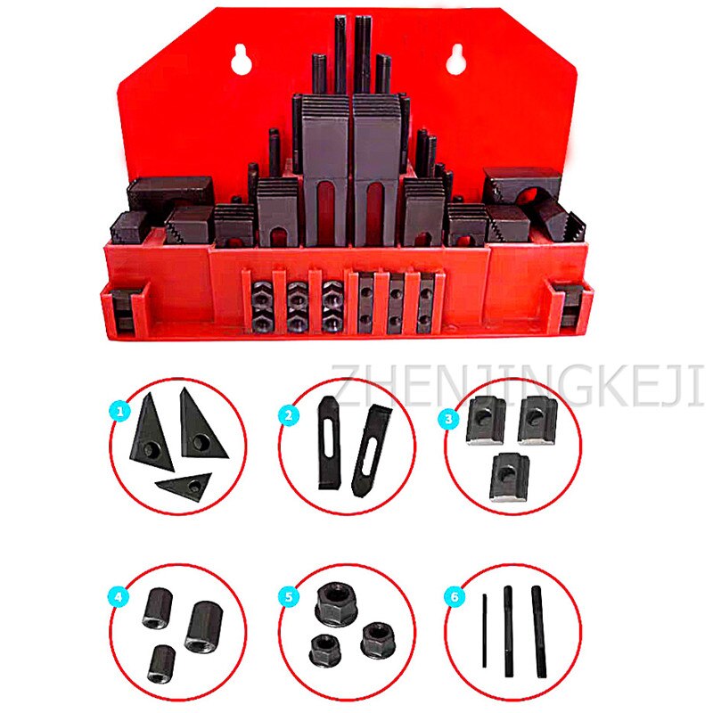Milling Machine Accessories Iron Universal Fixture set Grinder Yard iron Fixture Pressure Plate Hardening Zinc Coated Black