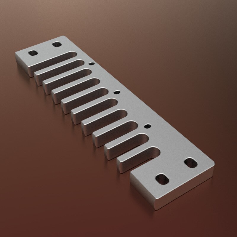 Allemagne HOHNER – peigne Harmonica à 10 trous, en aluminium, universel, pour la série MBC MBD MB1896, bricolage