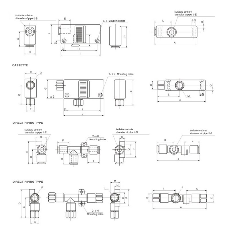 Pneumatic ZH Vacuum generator negative pressure pneumatic large flow Zh5/7/10/13BS SMC model