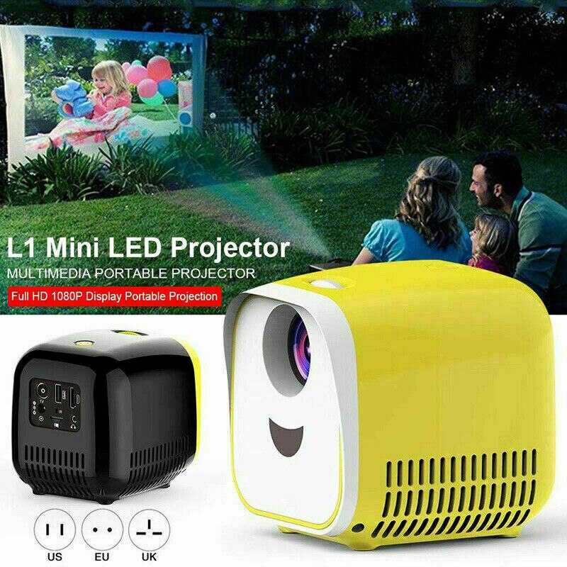 Mini Tasche Beamer WIFI USB Kinder tragbar Beamer 1000 Lumens 1080P HD Beamer LED Heimat Theater Kino HD USB HDMI