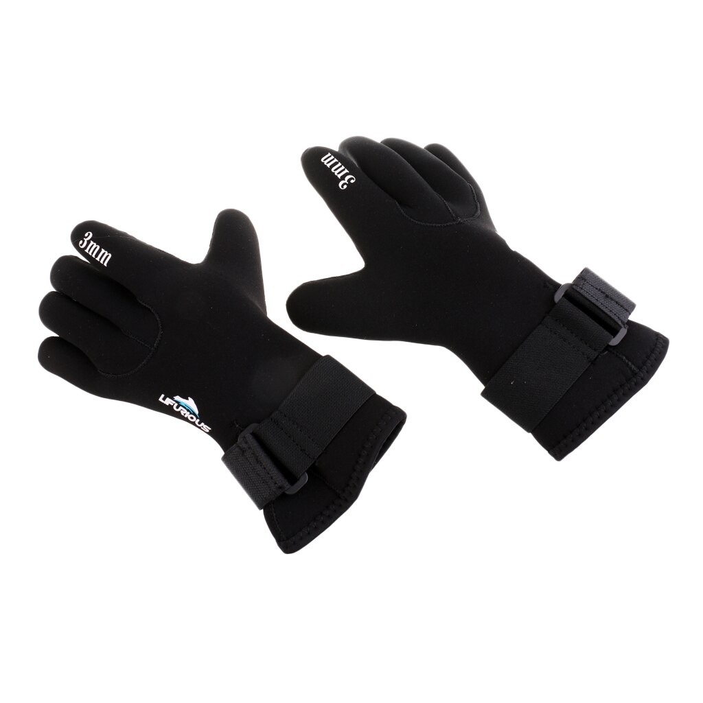 Guantes de neopreno de 3mm con dedos completos, para hacer kayak, natación, surf, buceo, S-XL elección