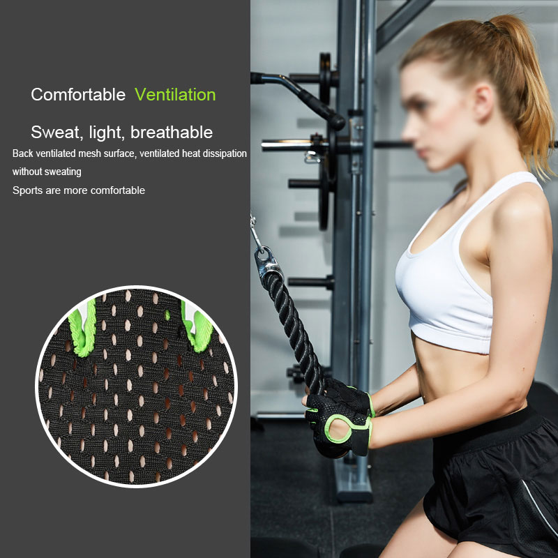 Haltère gants d'exercice Fitness demi doigt gants entraînement exercice antidérapant gants de sport équitation gants respirants