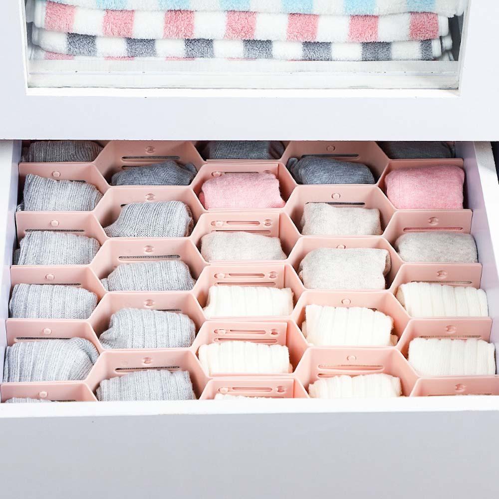 Schublade Waben Schindel Partition Teiler Kasten Separator DIY Netz Lagerung Organizer Zell Sortierung Höschen Socken