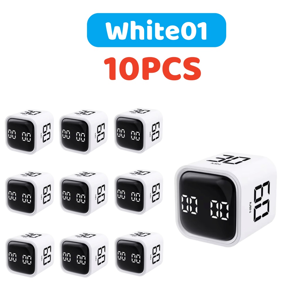 Digital Kitchen Timer Stopwatch Pomodoro Timer Gravity flipIntelligent Learning Timer, Clear Loud Home Kitchen Accessory