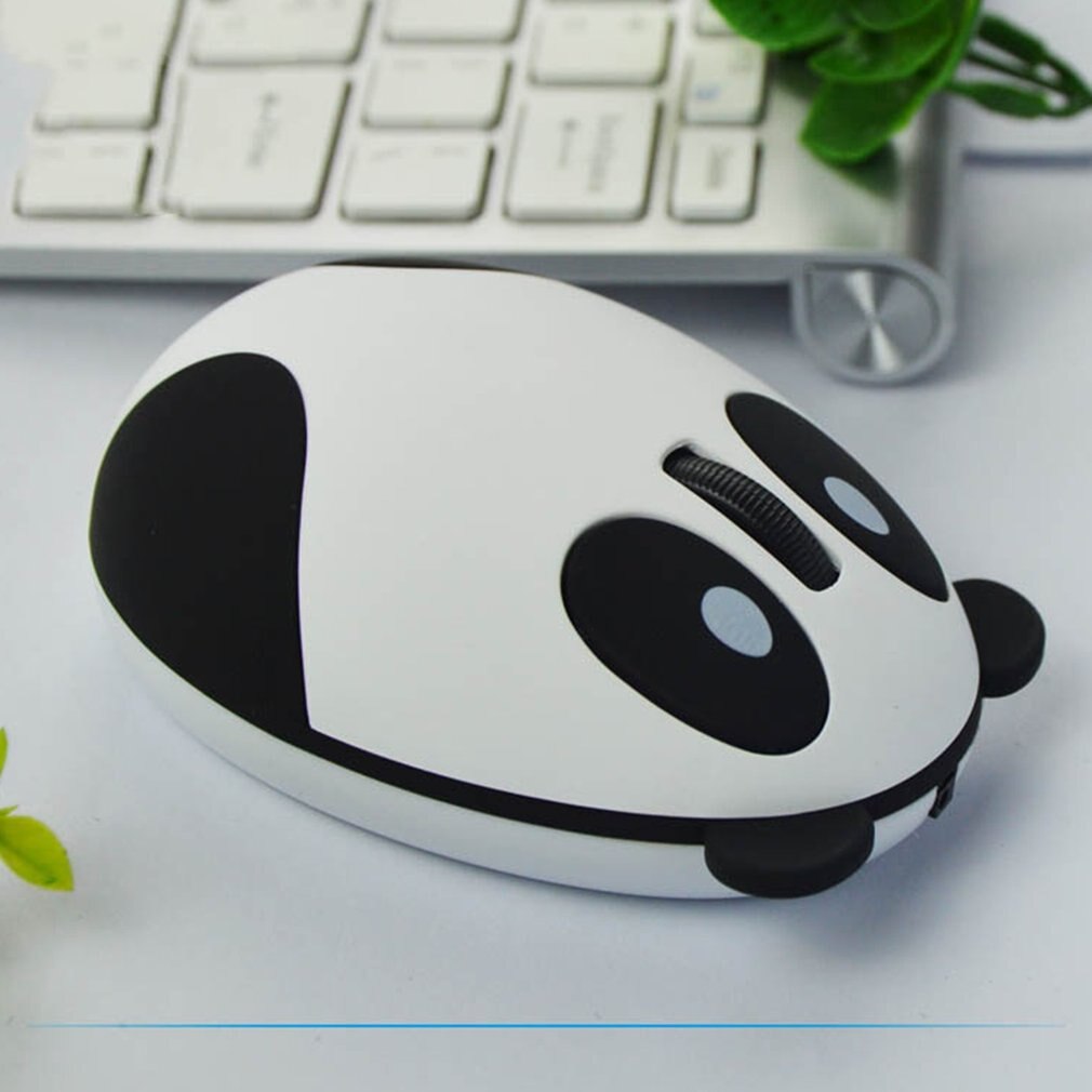 Stille Maus 2,4G Drahtlose Ladung Maus Karikatur Niedlichen Panda Optische Maus Sekretariat Heimat Computer Zubehör