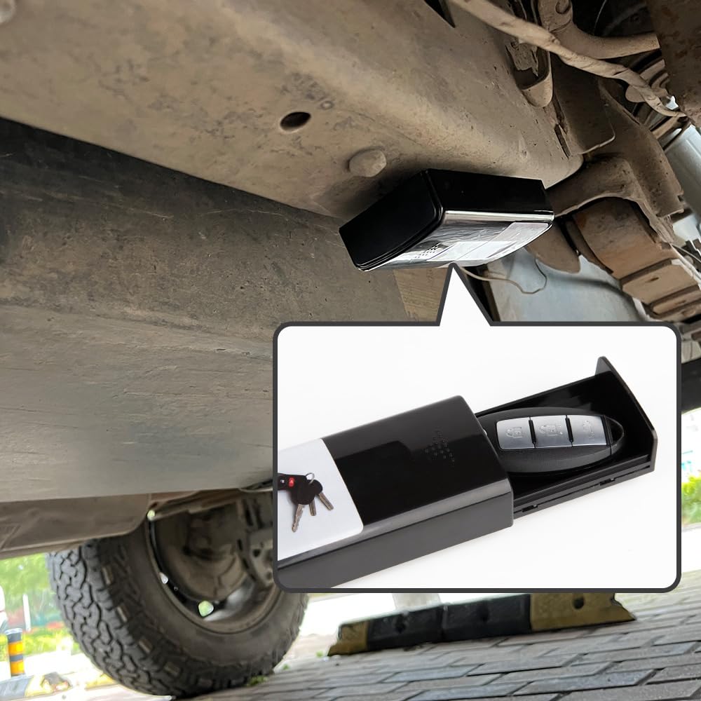 Magnetischer Schlüsselversteck, versteckt einen Schlüssel, magnetisches Auto außerhalb des magnetischen Schlüsselkastens für Autos, Boote, Vermietungen und Notfälle, sicherer Ersatzschlüsselhalter