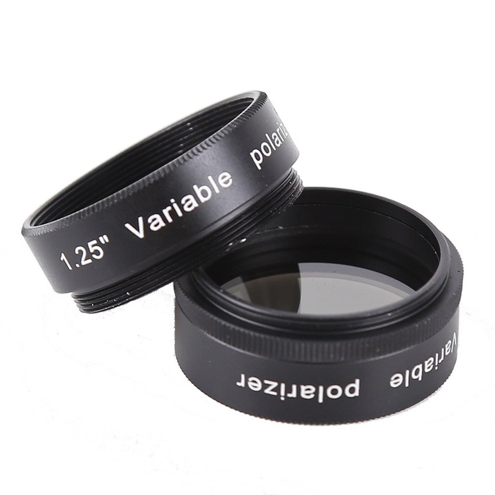 1,25 2 pulgadas filtro Variable de polarización para la astronomía telescopio Monocular y ocular filtro excelente F9147: 1.25