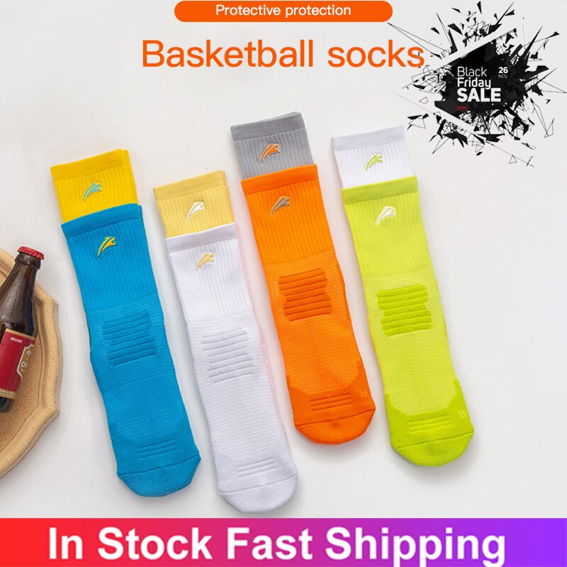 Sports Socks Outdoor Cycling Breathable Sports Socks Nature Hike Cycling Socks Bike Accessories Outdoor Equipment Basketball