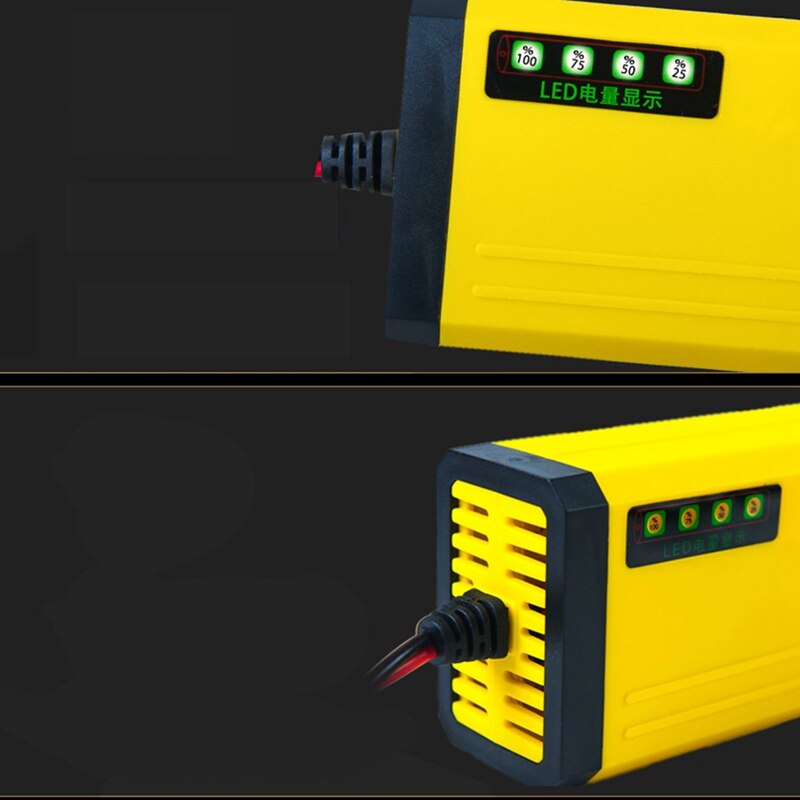 12V 2A Intelligent Fast Power Charging Lead Acid AGM GEL Battery-chargers Full Automatic Car Battery Charger