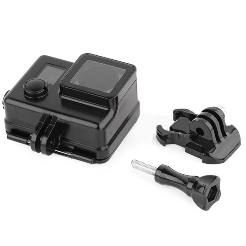 Onderwaterduik zwarte waterdichte behuizing harde hoes voor gopro hd hero 4/3+  action camera accessoires