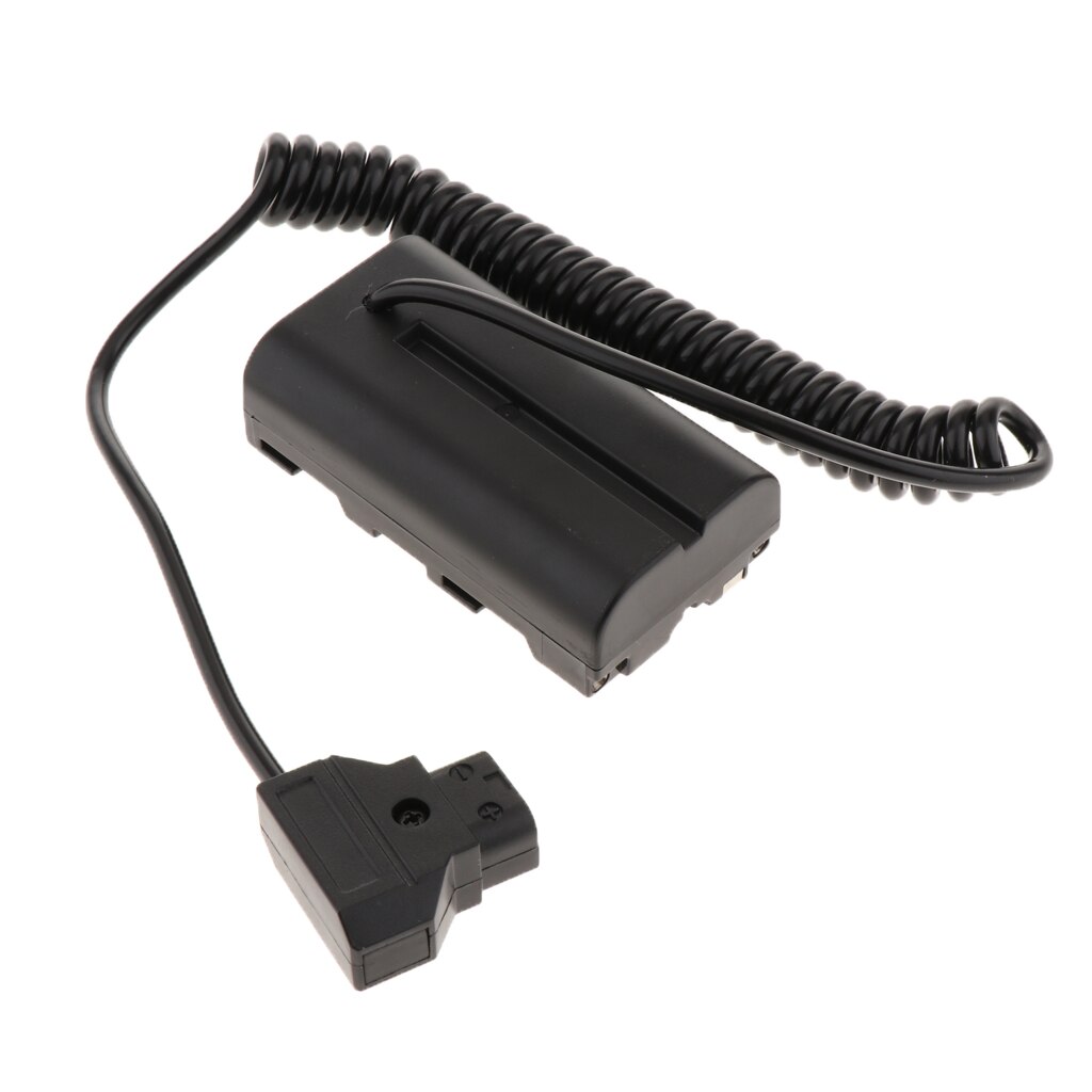 D-toque para NP-F550 manequim bateria dc adaptador de cabo de alimentação para monitor usando 550/970