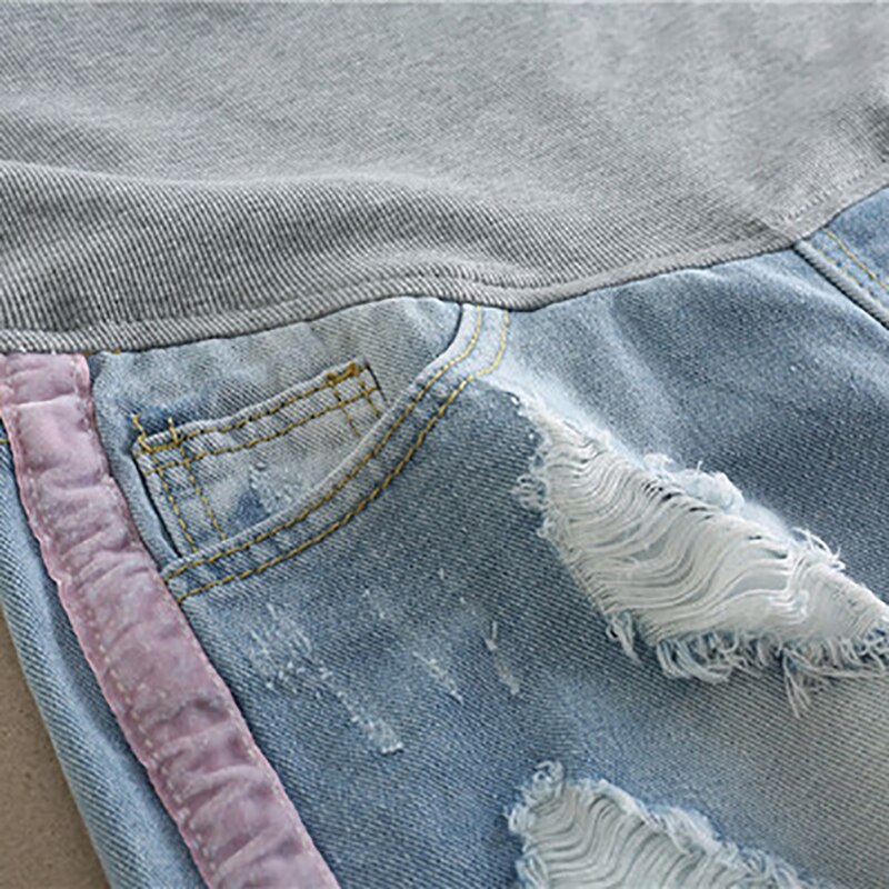 Sommer kurze Hose Kleidung für Schwangere Frauen Denim kurze Hose Brechen Mütterlichen kurze Hose verlieren Taille Mantel Schwangere Kleidung 28% aus