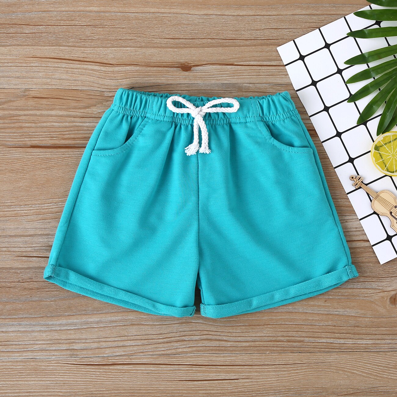 Aa sommer gutteklær sett dyreprint kortermede t-skjorter topper+ensfarget shorts gutteklær babydress