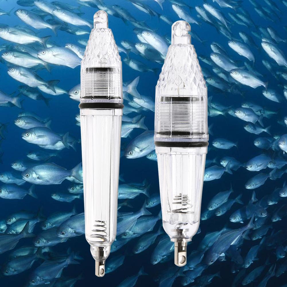 12Cm 17Cm Aa Cell Deep Onderwater Vissen Aantrekken Lichtgevende Lokken Led Vissen Inktvis Flash Fibre Licht Aas