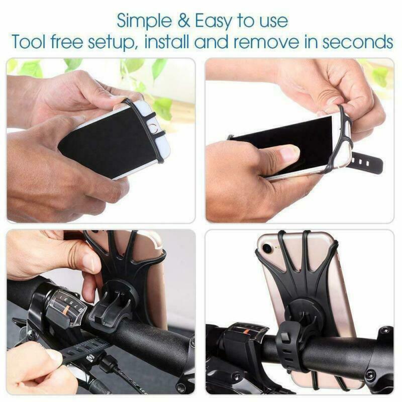 Fahrrad Telefon Holderfor IPhone Samsung Verstellbare Universal- Fahrrad Lenker Bindung Stand Halterung 360 Grad Drehung