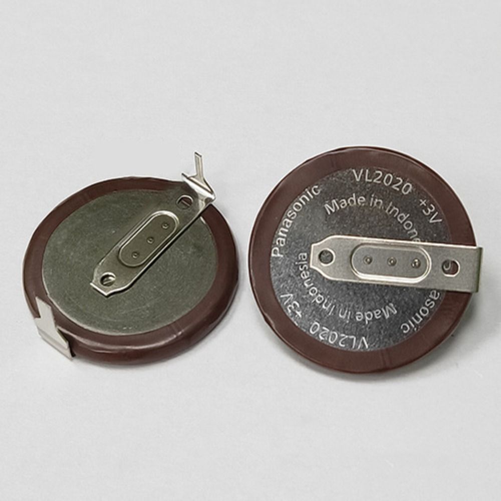 Lithium Vanadium Battery VL2020 Battery Mini High Energy Density Car Key Battery Widely Applicable Rechargeable: black