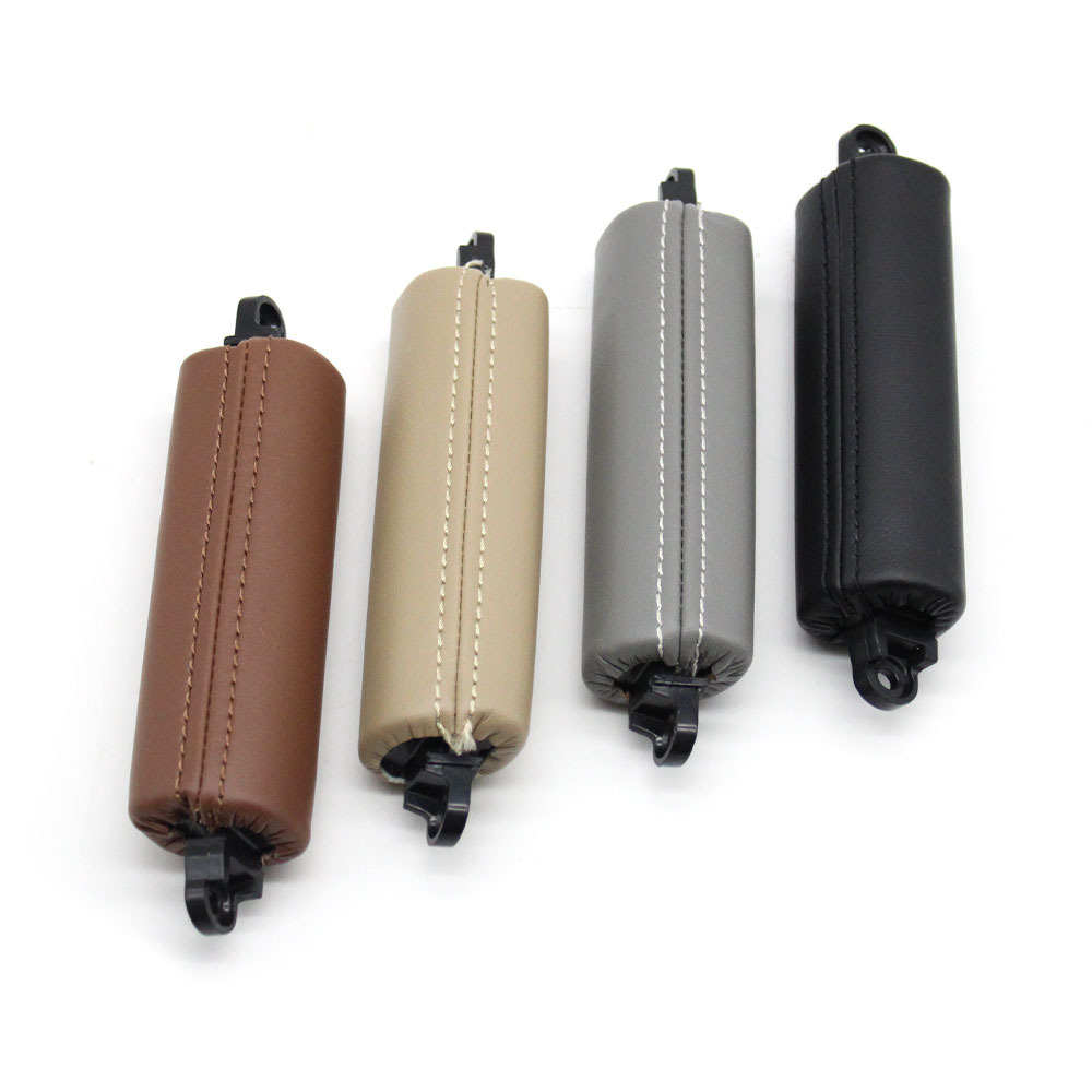 Interior Cars Accessories Leather Driver Door Handle Replacement For VW Volkswagen Touareg 2003 2004 2005 2006 2007