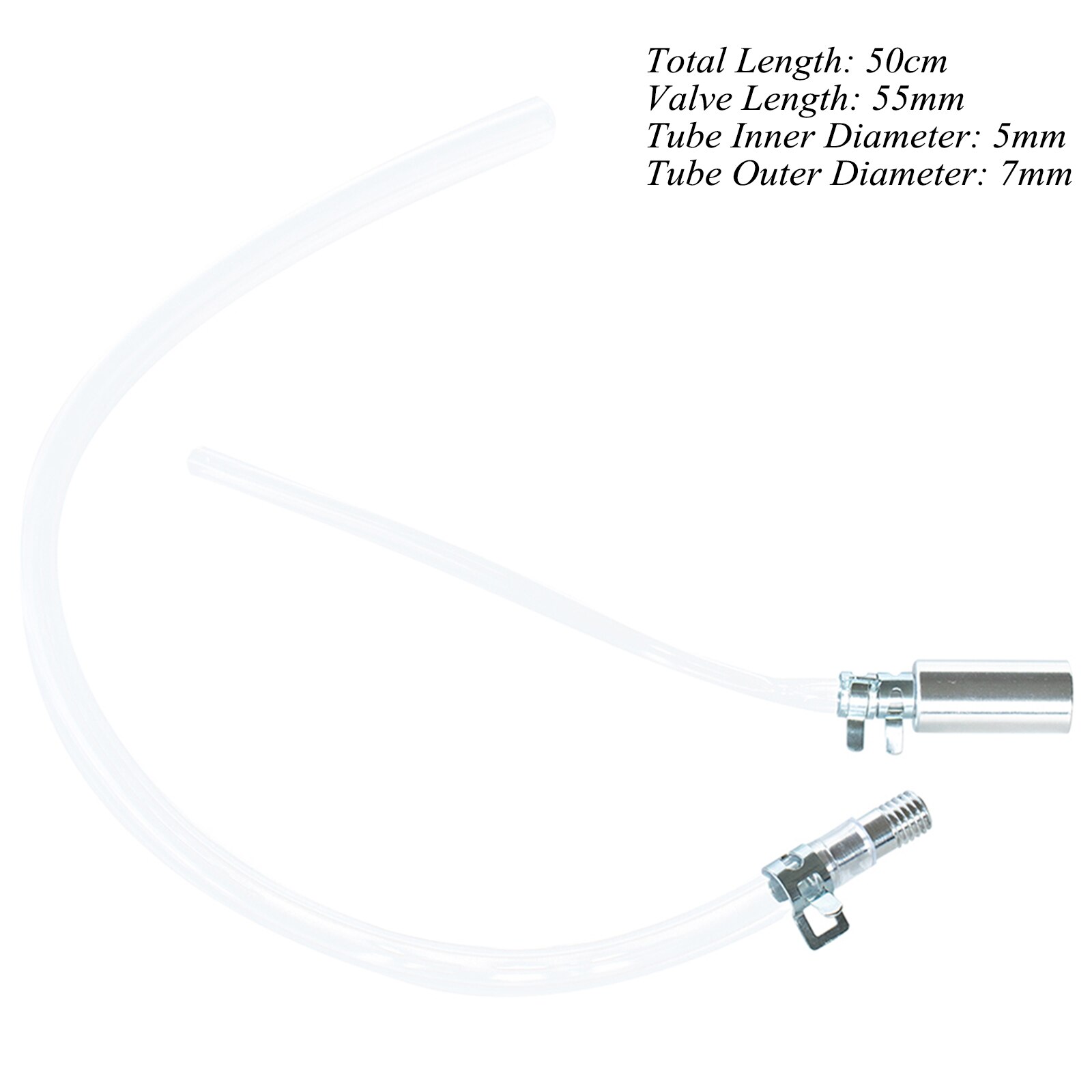 Clutch Brake Bleeder Hose One Way Valve Tube Bleeding Replacement Tool Kit For Motorcycle Car Universal Adapter Accessories