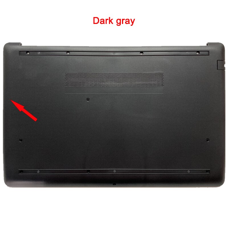 Laptop upper lower shell for HP Pavilion 15-DA 15-DB 15G-DX DB0007TX 250 G7 screen back shell frame palm rest bottom shell cover: Dark gray DD